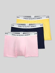 Skinny fit boxershorts van katoenmix in Set van 3 van Polo Ralph Lauren Underwear Fuchsia - 6