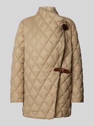 Pikowana kurtka z zapięciem zaciskowym od Lauren Ralph Lauren - 7