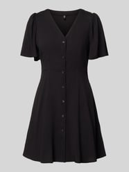 Lekko rozkloszowana sukienka mini z czystej wiskozy model 'ALBA' od VERO MODA - 19