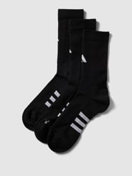 Skarpety z detalem z logo w zestawie 3 szt. od ADIDAS SPORTSWEAR Czarny - 4