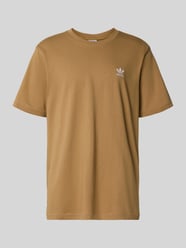 T-shirt z wyhaftowanym logo i okrągłym dekoltem od adidas Originals - 29