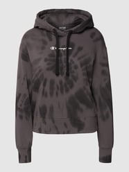 Hoodie in batiklook van CHAMPION Grijs / zwart - 20