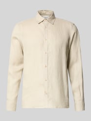 Koszula casualowa o kroju regular fit z czystego lnu od s.Oliver RED LABEL - 24