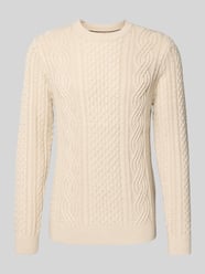 Gebreide pullover met ribboorden, model 'BLUSEAN' van Jack & Jones Premium - 15