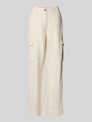 Loose Fit Leinenhose im Cargo Look von Marc O'Polo Beige - 5