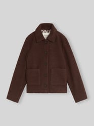 Regular Fit Webpelzjacke mit einreihiger Knopfleiste von Tom Tailor - 14