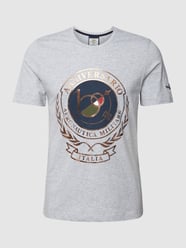 T-Shirt mit Logo-Print von Aeronautica Militare Grau - 14