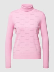 Gebreide pullover met labeldetails van LIU JO SPORT Roze - 30