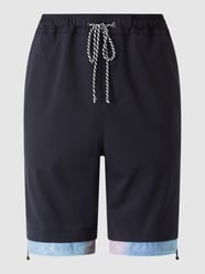 Bermudas mit Logo-Detail von DANIELE ALESSANDRINI Blau - 6