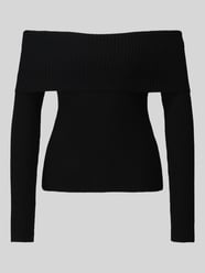 Sweter z dekoltem carmen od ONLY - 7