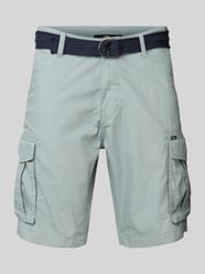 Bermudas mit Cargotaschen und Gürtel von Petrol - 5