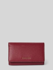 Portemonnaie mit Label-Applikation Modell 'BRYANT' von MICHAEL Michael Kors Bordeaux - 4