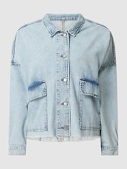 Oversized jeansjack van katoen van REVIEW Blauw - 27
