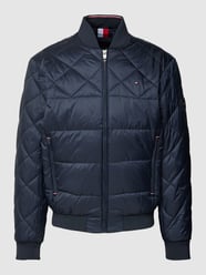 Bomberjacke mit Label-Detail von Tommy Hilfiger Blau - 44
