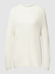 Strickpullover in Ripp-Optik von comma Casual Identity Weiß - 11