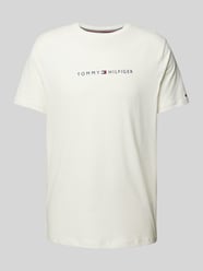 T-shirt met labelprint van Tommy Hilfiger - 10