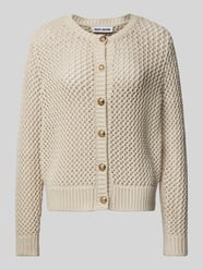 Cardigan mit durchgehender Knopfleiste von DKNY Beige - 1