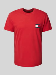 T-Shirt mit Label-Print von Tommy Jeans Rot - 2