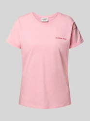 T-Shirt mit rückseitigem Motiv-Print Modell 'Flower Square' von Colourful Rebel Pink - 15