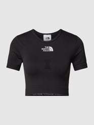 Cropped T-Shirt mit Label-Detail Modell 'NEW SEAMLESS' von The North Face Schwarz - 22