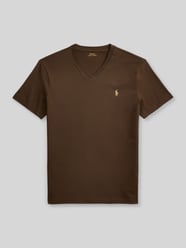 męski t-shirt o kroju regular fit z czystej bawełny od Polo Ralph Lauren - 18