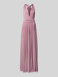 Abendkleid mit V-Ausschnitt und Taillenband von Rose Avenue - 22