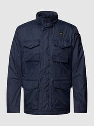 Blouson mit Label-Details Modell 'FODERATO' von Blauer Usa Blau - 22