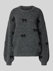 Relaxed fit gebreide pullover met wol, model 'BRUNHILDA LIFE' van Only - 33
