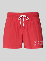 regular fit zwembroek met labelprint model 'MOONEYE' van BOSS - 33