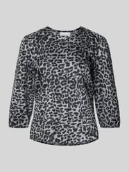 Regular Fit Bluse mit 3/4-Arm von comma - 36