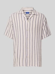Regular Fit Freizeithemd mit Resortkragen Modell 'COBA' von Jack & Jones Beige - 36
