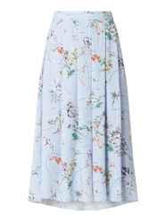 Maxirok van viscose met all-over motief, model 'Gara' van Pennyblack Blauw / turquoise - 34