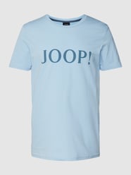 T-Shirt mit Label-Print Modell 'Alerio' von JOOP! Collection Blau / Türkis - 29