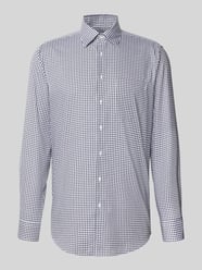 Regular fit zakelijk overhemd met kentkraag en borstzak van SEIDENSTICKER REGULAR FIT - 8