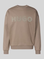 Oversize bluza z czystej bawełny model 'DINEX' od HUGO - 9