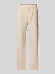 Wide Leg Sweatpants mit Strukturmuster Modell 'VEAL' von Pegador Beige - 15