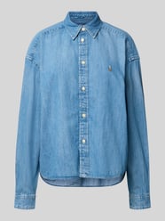 Regular Fit Jeansbluse mit Logo-Stitching von Polo Ralph Lauren - 17