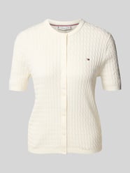 Kurtka z dzianiny o kroju regular fit z czystej bawełny od Tommy Hilfiger - 9