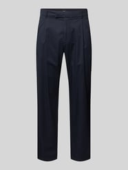 Spodnie garniturowe o kroju slim fit z zaszewkami i francuskimi wpuszczanymi kieszeniami od CINQUE - 21