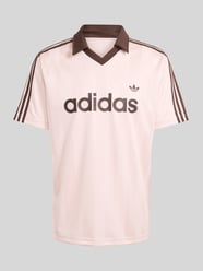 Regular Fit Trikot mit Logo-Print von adidas Originals Pink - 3