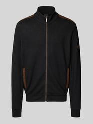 Sweatjack met opstaande kraag, model 'Selanik' van bugatti - 8