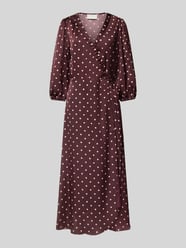 Wickelkleid mit V-Ausschnitt Modell 'Malinga' von Neo Noir - 28