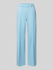 Wide Leg Stoffhose mit fixierten Bügelfalten Modell 'Style.Maine' von Brax Blau - 36