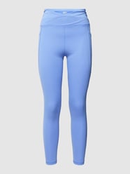 Leggings mit Label-Print Modell 'BALANCE' von DKNY PERFORMANCE Blau - 17