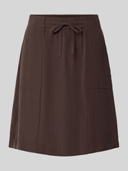 Rechte midi-rok van modalmix model 'Rania city' van OPUS - 20