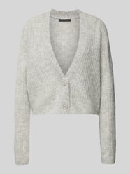 Cardigan mit V-Ausschnitt Modell 'COOPIE' von Drykorn Grau - 34