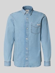 Regular Fit Jeanshemd mit Label-Detail von Calvin Klein Jeans - 14