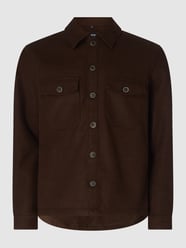 Relaxed Fit Hemdjacke mit Brusttaschen von MCNEAL Braun - 40