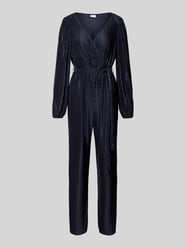 Jumpsuit mit V-Ausschnitt Modell 'PLUSA' von Vila Blau - 20