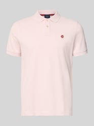 Slim Fit Poloshirt mit Logo-Stitching von MCNEAL Pink - 27